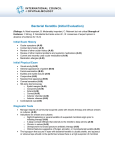 Bacterial Keratitis (Initial Evaluation)