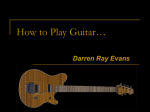 How to play guitar… - Celtic Dreams Studios