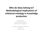 Who do ideas belong to? Methodological implications of relational