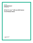 HP-UX 11i Java™ JDK and JRE Version 6.0.33 Release