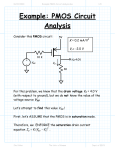 Example: PMOS Circuit Analysis