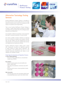 Alternative Toxicology Testing Services