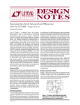 Resolving Very Small Temperature Differences with the LTC2402