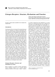 Estrogen Receptors: Structure, Mechanisms and Function