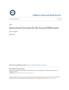 Instructional Activities for the Second Millennium
