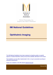 IMI National Guidelines Ophthalmic Imaging