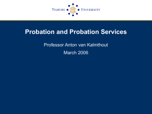 Probation and Probation Services