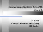 Bio-Electronic Systems - ee.iitb