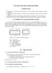 Op-amp Voltage Comparator