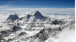 The formation of the himalayas - rms