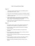 CHE 312 Exam III Review Sheet - Saint Leo University Faculty