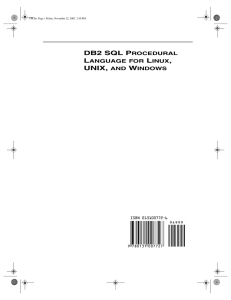 db2 sql procedural unix, and windows