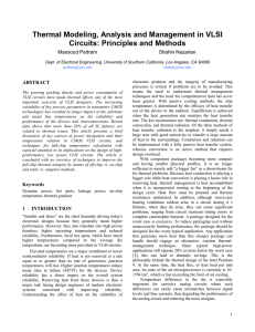 Thermal Modeling, Analysis and Management in VLSI Circuits