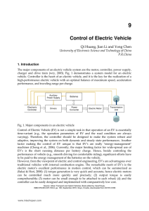 Control of Electric Vehicle