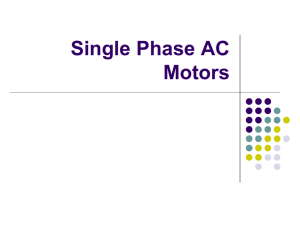 Single Phase AC Motors