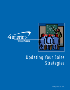 Updating Your Sales Strategies