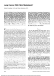 Lung Cancer With Skin Metastasis