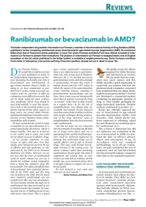 Ranibizumab or bevacizumab in AMD?