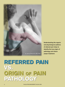 Referred Pain - Electromedicine