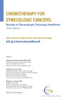 chemotherapy for gynecologic cancers