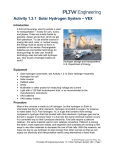 Activity 1.3.1 Solar Hydrogen System – VEX Introduction