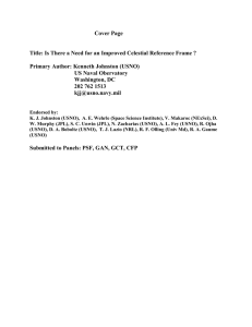 Astrometric Reference Frame Science