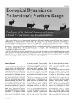 Ecological Dynamics on Yellowstone`s Northern Range