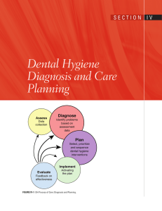Dental Hygiene Diagnosis and Care Planning