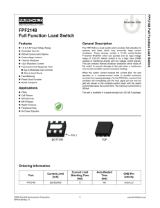 FPF2148 Full Function Load Switch