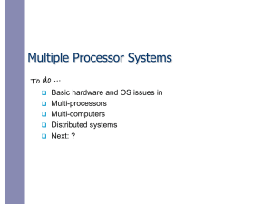 Multiple Processor Systems