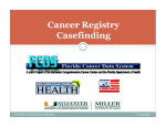 Casefinding - Florida Cancer Data System