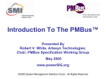 Introduction To The PMBus, Public Version 03, 20050502