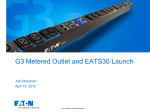 G3 Metered Output and 30A ATS Launch