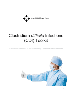 Clostridium difficile Infections Toolkit
