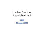 Lumbar Puncture Abdullah Al