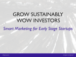 Smart Marketing for Early Stage Startups