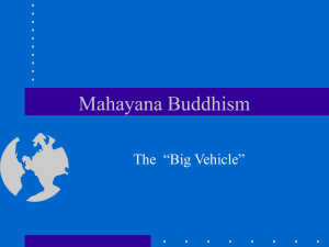 Mahayana Buddhism - University of Mount Union