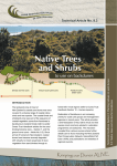 Native Trees and Shrubs - Dune Restoration Trust