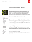 Adobe Campaign Security Overview