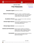 Fish Klebsiella Fact Sheet - OSU Environmental Health and Safety