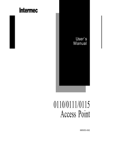 0110/0111/0115 Access Point