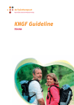 KNGF Guideline - Dutch Society of Neuro Rehabilitation