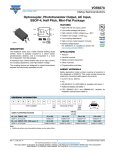 VOS627A Optocoupler, Phototransistor Output, AC Input, SSOP