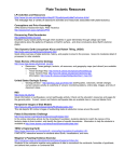 Plate Tectonic Resources