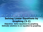 Functions and Graphs