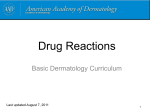 Case One, Question 1 - American Academy of Dermatology