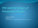 HIV and the Stages of Prevention Model