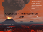 Chapter 22 – The Precambrian Earth