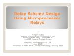 Relay Scheme Design Using Microprocessor Relays - pes-psrc