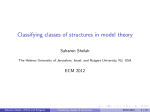 Classifying classes of structures in model theory